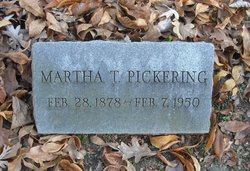 Martha T. “Mattie” <I>Johnson</I> Pickering 