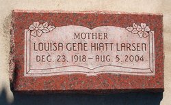 Louisa Gene <I>Hiatt</I> Larsen 