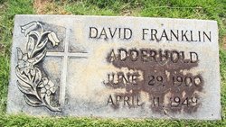 David Franklin Adderhold 