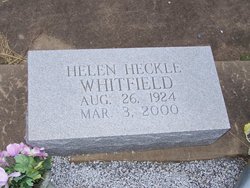Helen <I>Heckle</I> Whitfield 