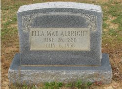 Ella Mae <I>Brock</I> Albright 