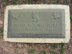 Ruth Estell <I>Young</I> Fore 