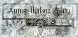 Annie <I>Hodson</I> Ashby 