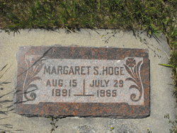 Margaret “Madge” <I>Stucki</I> Hoge 