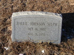 Ida Hallie <I>Johnson</I> Selph 