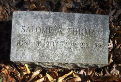 Salome “Sally” <I>Kreider</I> Thomas 