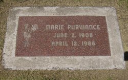 Marie <I>Yerke</I> Purviance 
