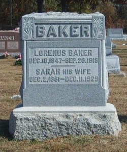 Sarah <I>Current</I> Baker 