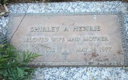 Shirley A <I>Cordoza</I> Henrie 