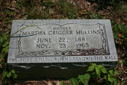 Martha <I>Crigger</I> Mullins 