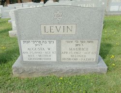 Augusta W Levin 