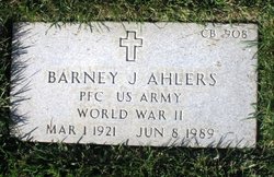 Barney J Ahlers 