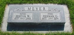 Bertha Emelie <I>Warnke</I> Meyer 