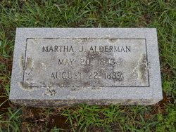 Martha Jane <I>Alexander</I> Alderman 