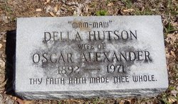 Susan Adella “Della” <I>Hutson</I> Alexander 