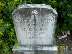 Susan Jane <I>Baggs</I> Howard 
