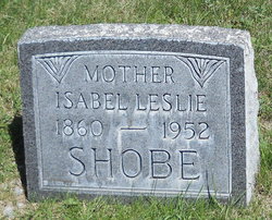 Isabel <I>Leslie</I> Shobe 
