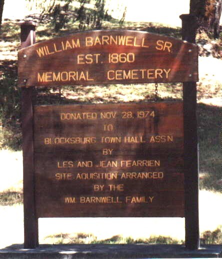 William Barnwell Sr Memorial Cemetery