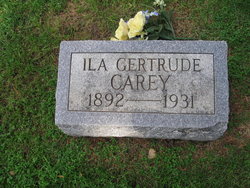 Ila Gertrude <I>Davenport</I> Carey 