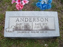 Infant Son Anderson 