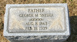 George M Snyder 