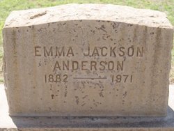 Emma <I>Jackson</I> Anderson 