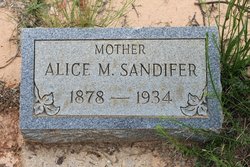 Alice Almira <I>Mitchell</I> Sandifer 