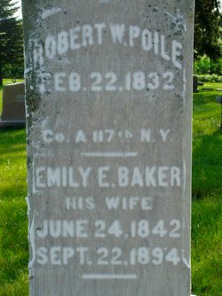 Emily Elizabeth <I>Baker</I> Poile 
