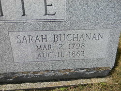 Sarah <I>Buchanan</I> Waite 