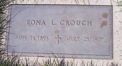 Edna L <I>Pettibone</I> Crouch 