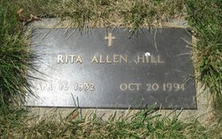 Rita <I>Janes</I> Allen Hill 