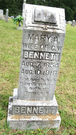 Mary Ann “Polly” <I>Austin</I> Bennett 