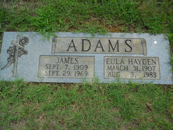 Eula <I>Hayden</I> Adams 