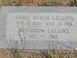 Annie <I>Wixom</I> Cullins 