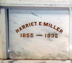 Harriet E. “Hattie” <I>Dysinger</I> Miller 