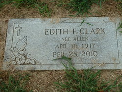 Edith Frances <I>Allen</I> Clark 