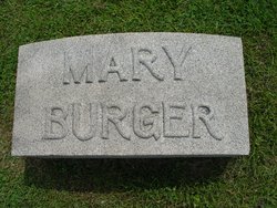Mary Jane “Mollie” <I>Wright</I> Burger 