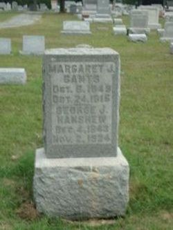 Margaret J. <I>Hanshew</I> Gants 