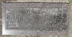 Minnie <I>Block</I> Kopitzke 