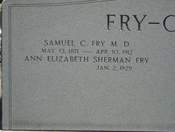 Ann Elizabeth <I>Sherman</I> Fry 