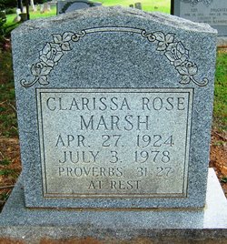 Clarissa <I>Rose</I> Marsh 