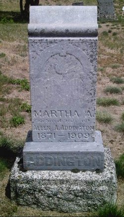 Martha Alice <I>Ridding</I> Addington 