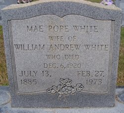 Katie Mae <I>Pope</I> White 