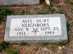Rhoda Avis <I>Hurt</I> Neighbors 