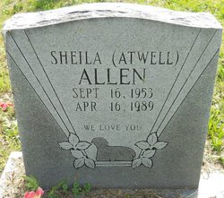 Sheila Lee <I>Atwell</I> Allen 