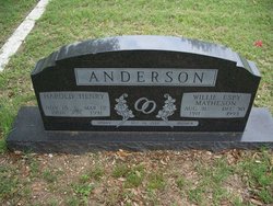 Willie Espy <I>Matheson</I> Anderson 