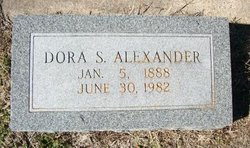 Edna Eudora “Dora” <I>Sebastian</I> Alexander 