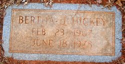 Bertha <I>Jones</I> Hickey 