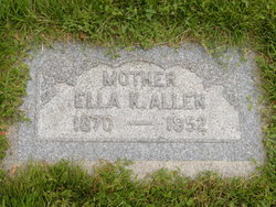 Ella <I>Kling</I> Allen 