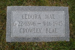Cedora Mae <I>Crowley</I> Beal 
